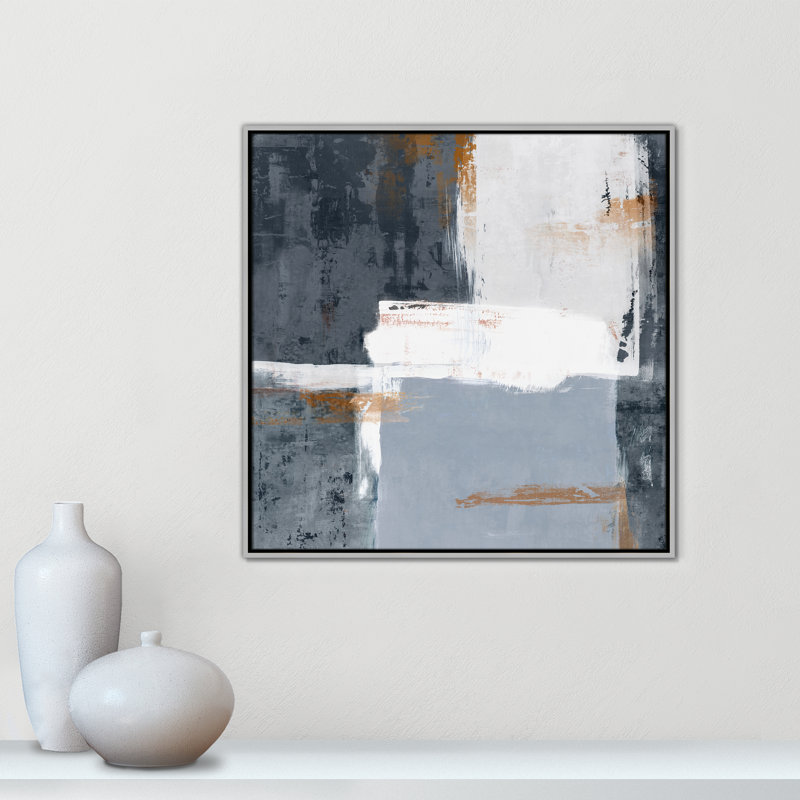 «Dancing in the Moonlight I», reproduction carrée par Casa Fine Arts, Argent, H 31,5 po x l 31,5 po