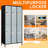 35.5 Inch Wide Metal Large Employee Locker with 6 Compartments-89222689