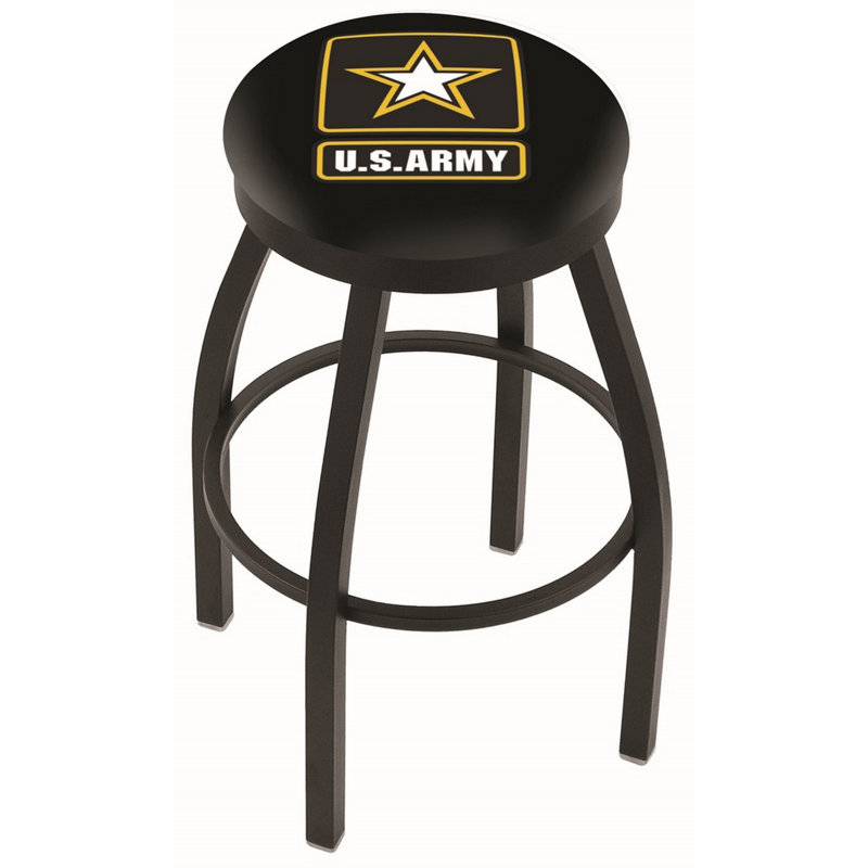 Tabouret tournant 36", Armée, Noir