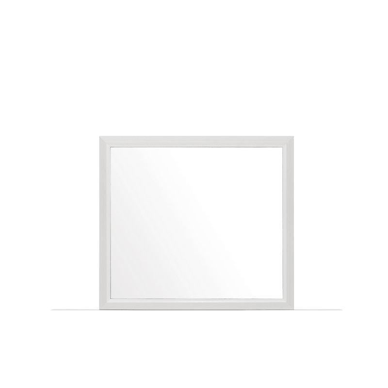 Miroir rectangulaire de forme rectangulaire, Blanc