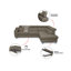 Italian Leather Sleeper Sectional with Pull Out Bed & Storage & Adjustable Headrests from Europe Pewamo-2113591819-2113591814