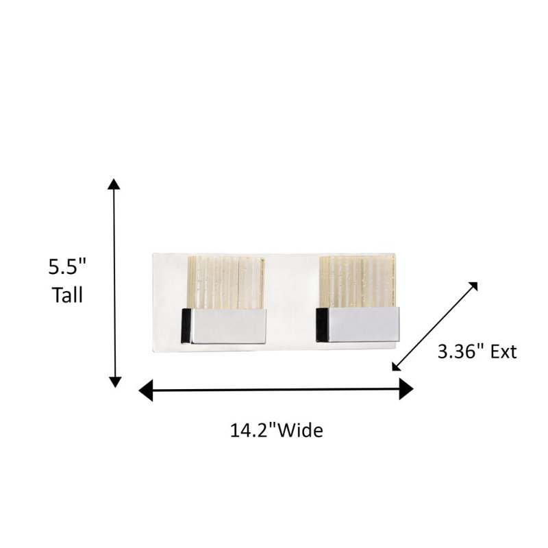 Popp 2 - Light Dimmable Bath Bar