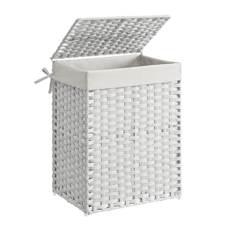 Laundry Hamper, White