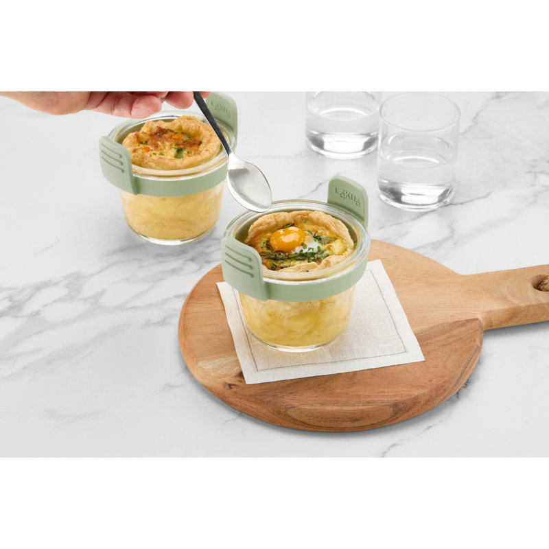 Lékué Air Fryer Glass Mini Cups, Set of 4