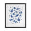 Indigo Bugs & Dots, reproduction encadrée sous verre, conception de Connie Summers-293673401-293673403