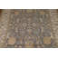 Tapis géométrique gris Oushak 9 x 12