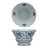 Round Blossom Porcelain Bowl