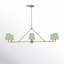 Lustre linéaire en métal 6 lumières à intensité variable l 46 po Kinston-187997949
