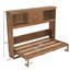 Lit escamotable simple avec station de charge et tiroir-1161982506