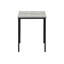 Ensemble de table, ensemble de 3 pièces, café, bout, métal noir, stratifié gris, contemporain, moderne-388037956