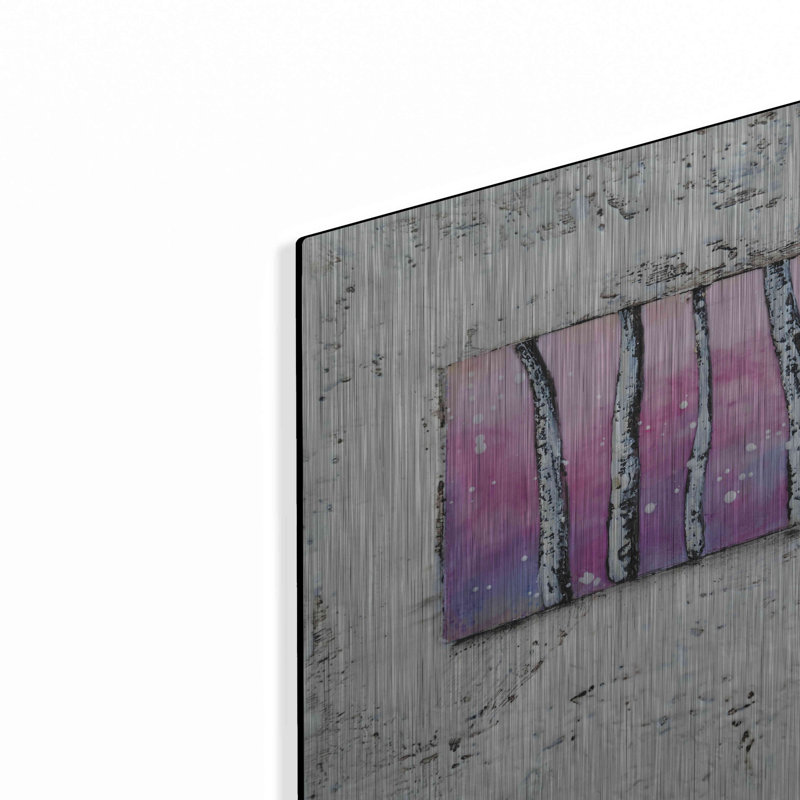 Winston Porter «Window to Nature I» par Britt Hallowell, art mural en métal, MTL-14159, H 12 po x l 12 po