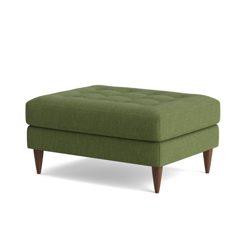 MCM Ottoman, Performance Weave - Basil