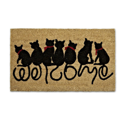 Tapis pour porte d'extérieur 30 po x 18 po Cat Tail Shawmut