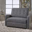 Fauteuil inclinable souple, inclinable manuel standard de 47 po de largeur