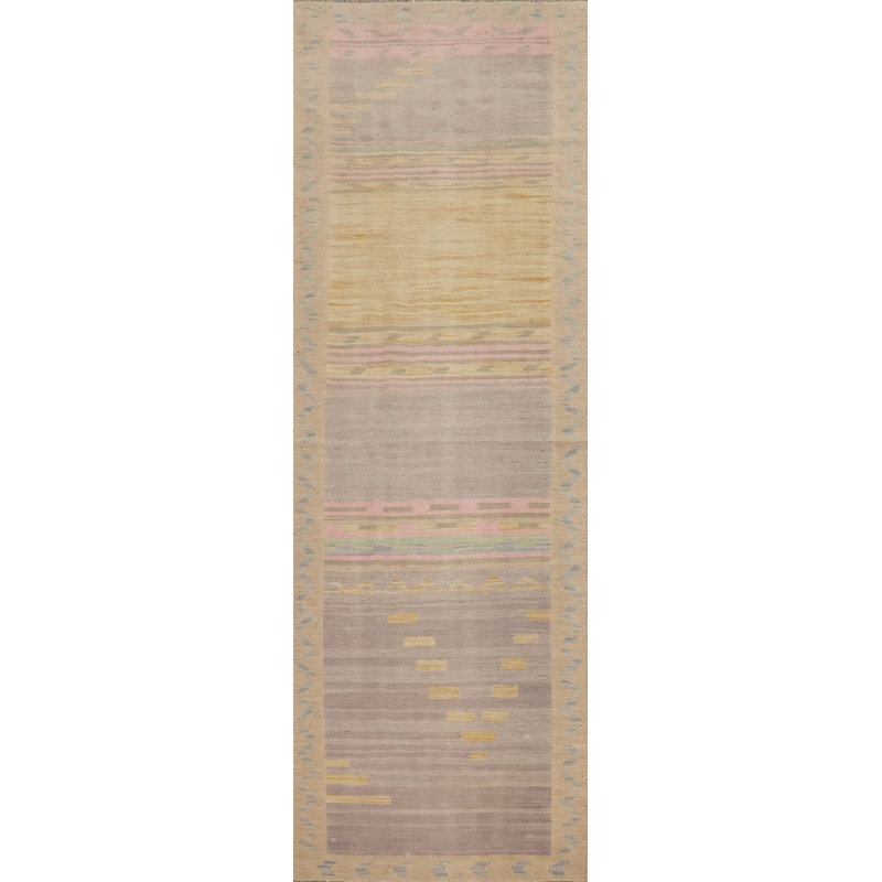Tapis tribal en laine Kilim