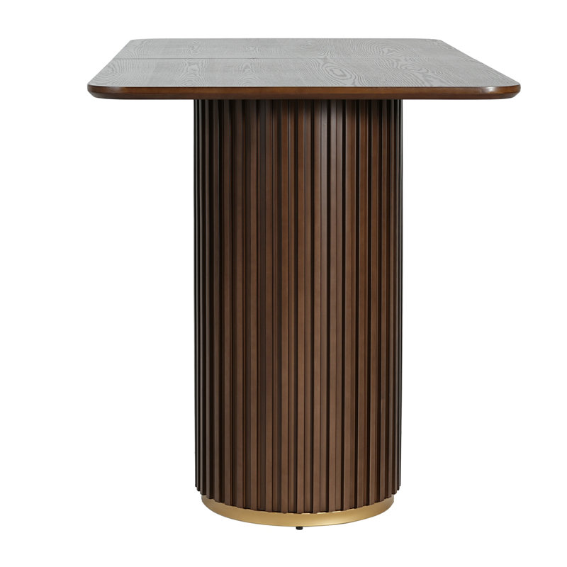 Table de comptoir 63,00 po - noyer, Noyer
