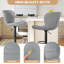 Adjustable Height Counter Stool with Metal Frame-243967685-243967680