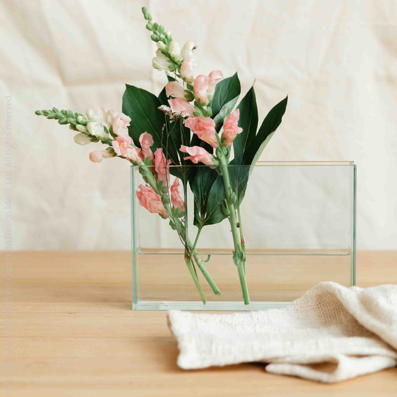 Vase de table Afaan, H 6 po x l 9 po x P 1,5 po