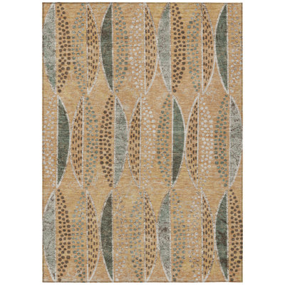 Machine Washable Indoor/Outdoor Chantille ACN2711 Casual Rug