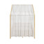 Lit de plancher avec auvent, balustrades et toit-1270994062-1270994060