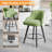 Modern Fabric Upholstered Swivel Bar Stool-415297991-415297989