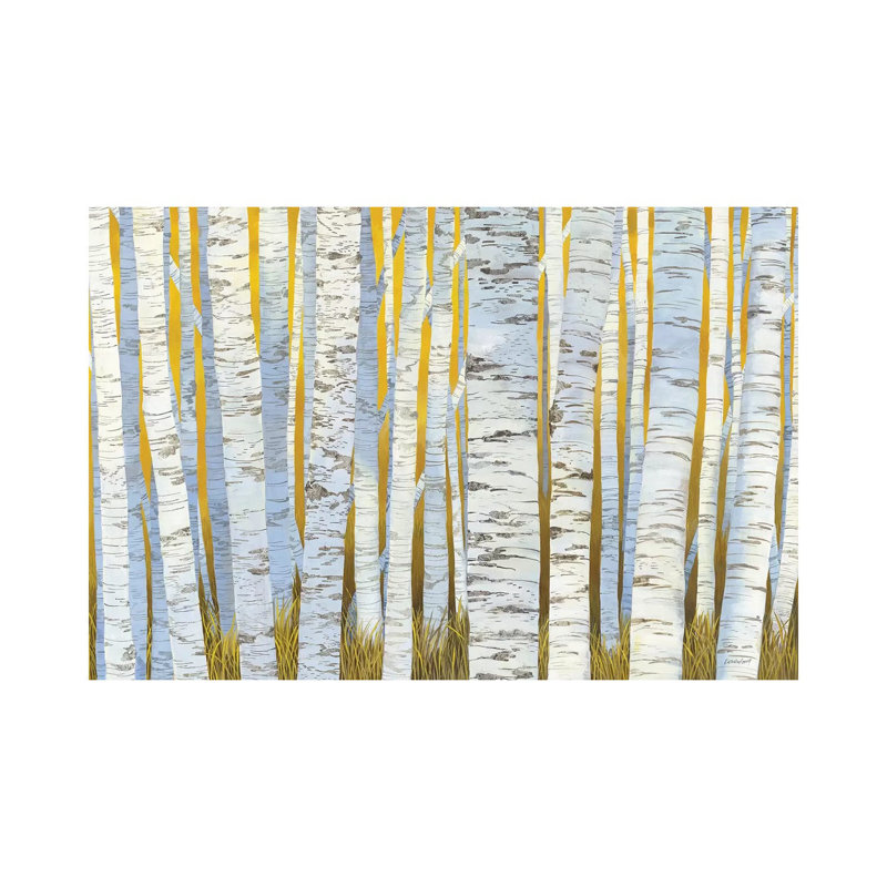 Aspen Grove by Kathrine Lovell - Painting on Canvas, 66.04cm H x 101.6cm W x 3.81cm D, Wrapped Canvas