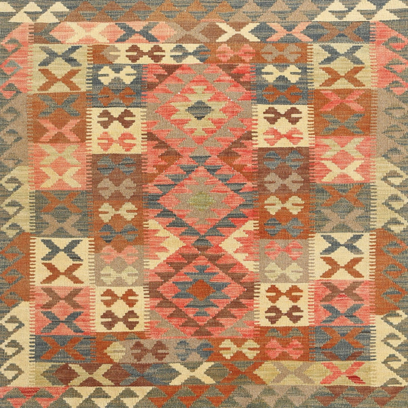 Southwestern Indoor Rug, Square 3'