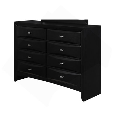 Graceful Merlot Dresser With Exquisite Design And Abundant Storage Capacity