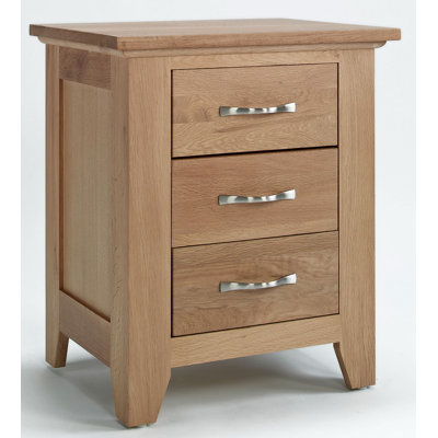 50cm W Solid Wood Bedside Table