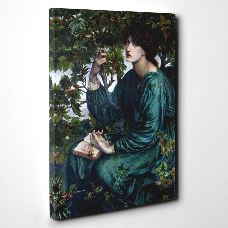 Dante Gabriel Rossetti - Wrapped Canvas Painting, 100cm H x 70cm W