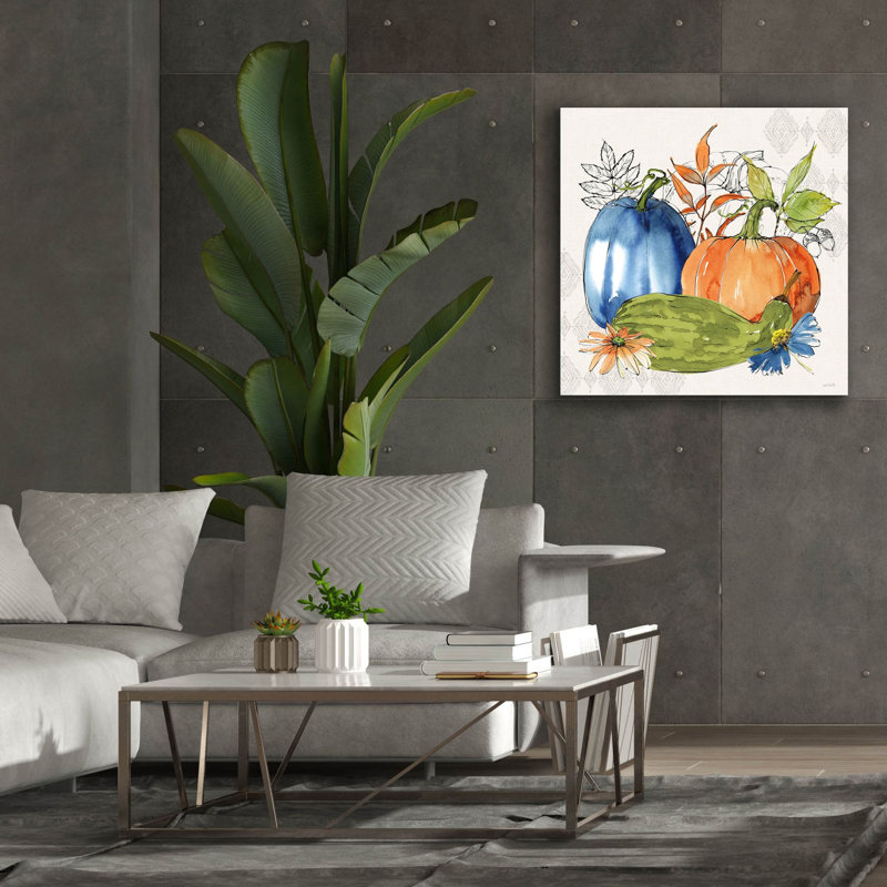 «Fall Sweet Fall 2» par Anne Tavoletti, art mural sur toile, H 37 po x l 37 po x P 1,5 po