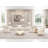 Bouquet"12 Light Oblong Chandelier"
