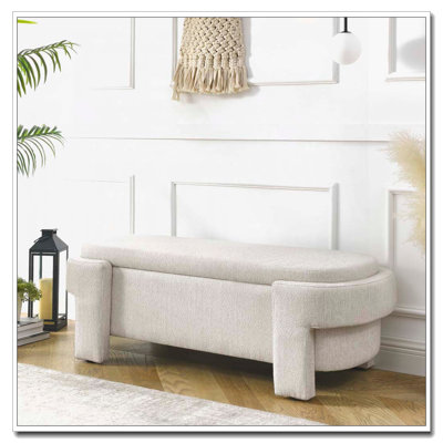 Banc de rangement rabattable