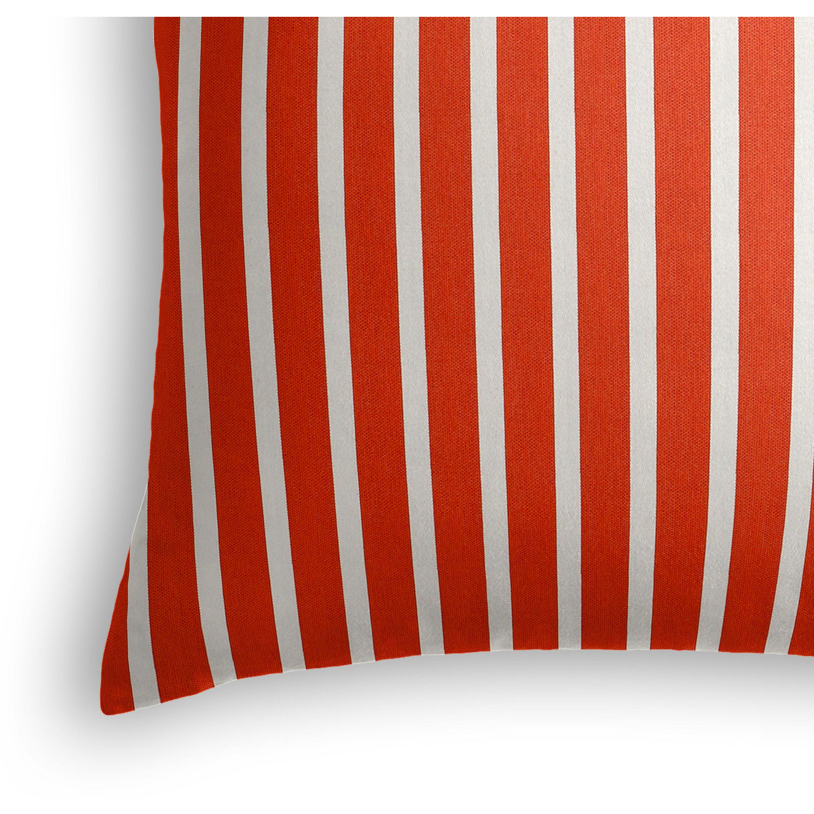 Sunbrella Shore Striped Indoor/Outdoor Throw Pillow, Red, 20" x 20" x 6"