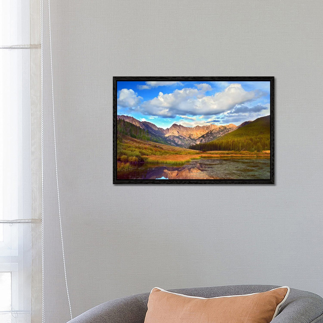 Mt Powell And Piney Lake, Colorado III von Tim Fitzharris - Galerie-umwickelte Leinwand Giclée auf Leinwand