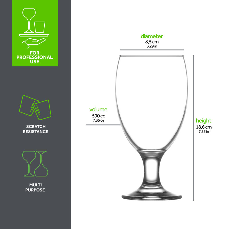 Verre, thé glacé 7,35 oz Soda Lime Aspen