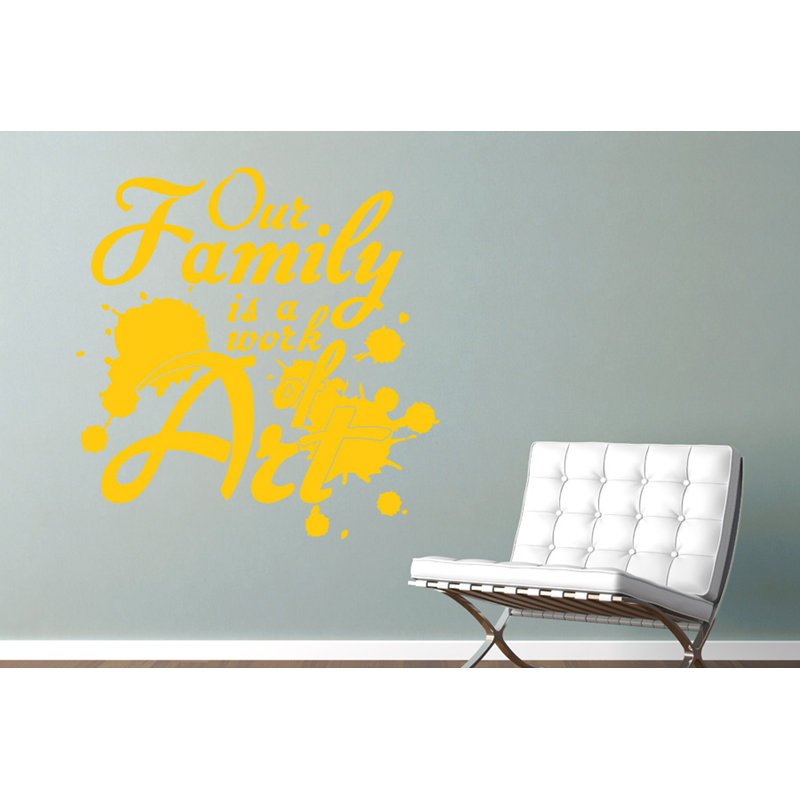 Wall Decal, Dark Yellow
