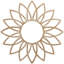Médaillon de plafond en bois Daisy-59356308-59356315