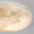 15" Flush Mount Light Remote Control Modern Moon Surface LED Ceiling Light - Dimmable-536778900