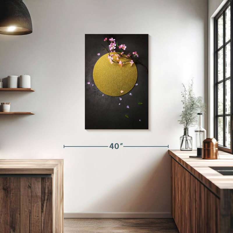 Plateau à fleurs Sakura, H 36 po x l 24 po