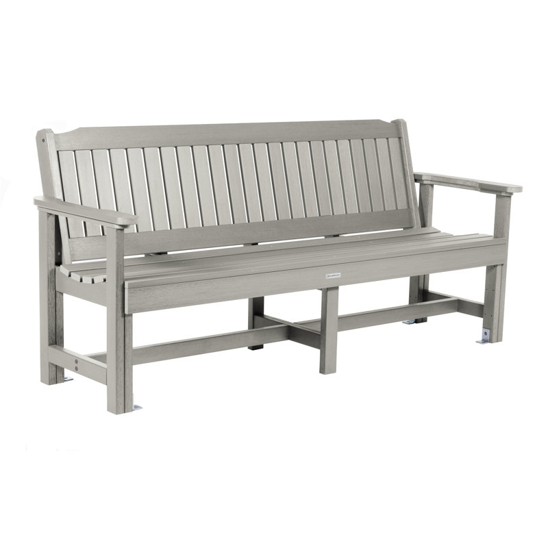 Lunz Outdoor Bench, Harbor Gray