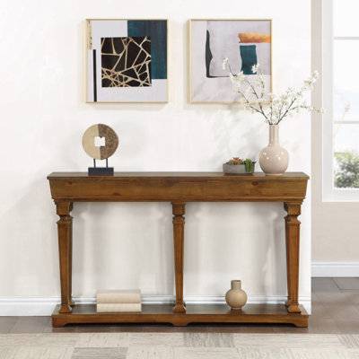 ACME Garrison Console Table, Oak