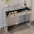Mirror Console Table with 2 drawers