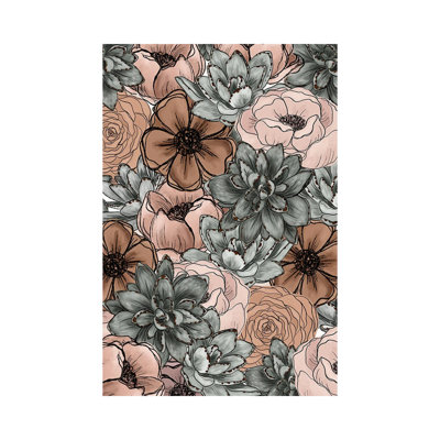 Soft Succulent Florals by Katie Bryant - Wrapped Canvas Gallery-Wrapped Canvas Giclée
