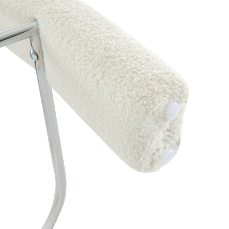 Modern Barrel Counter Chair With Armrests And Stirrups For Kitchen Islands, Bar Bars And Counters Seat Height 26.25”, 2