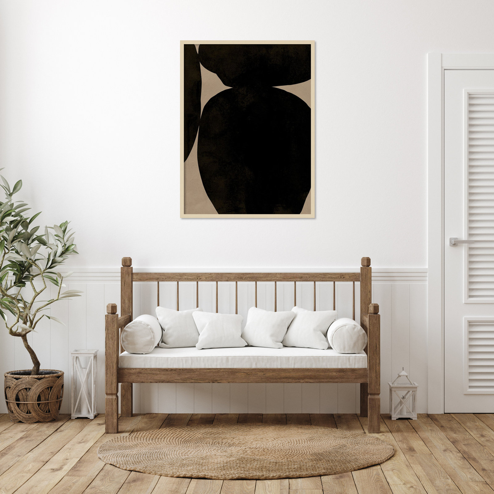 Heirloom Orbs II by Jacob Green, 41" H x 31" W x 1" D, Brown