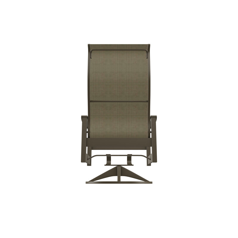 Leeward Polymer Outdoor Lounge Chair, Elevation Stone, Beachwood