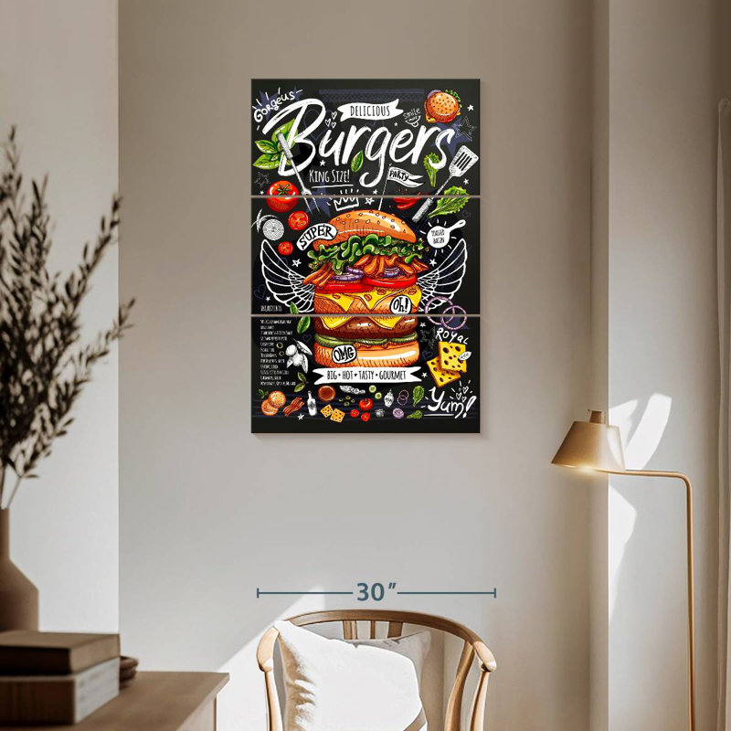 Yarlin King Size Burger, 57" H x 36" W