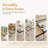 Modern Nesting Coffee Table, Space-Saving 2-Piece Set