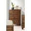 Commode de chambre à coucher, commode haute contemporaine à 4 tiroirs avec quincaillerie en métal-1486671187
